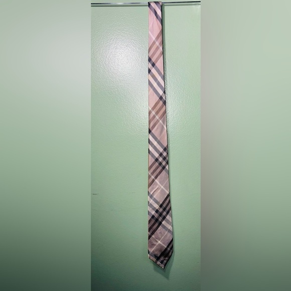 Burberry Other - Burberry Plaid Tie - Beige and Black